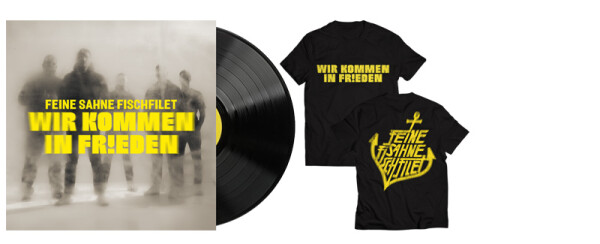 LP Schwarz + T-Shirt