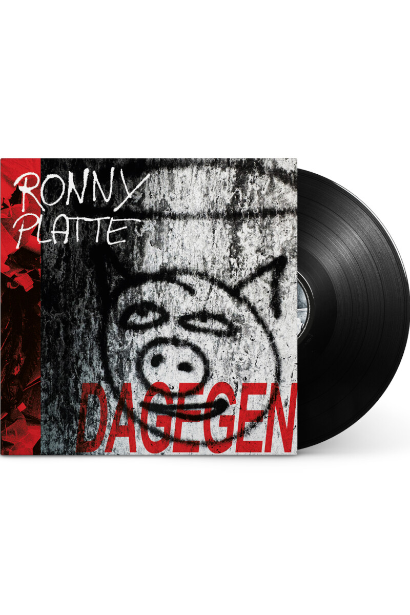 LP Ronny Platte - Dagegen 12“ schwarzes Vinyl