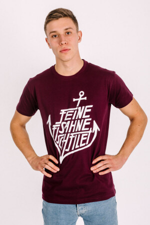T-Shirt Anchor Burgundy
