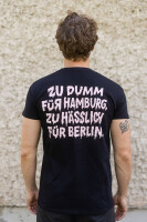 T-Shirt Dumm und Hässlich Schwarz