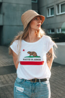 Ladies T-Shirt Jarmen Republic Weiss